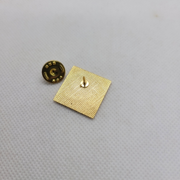 Gold Pin with Three Crosses - Picture 2 of 4